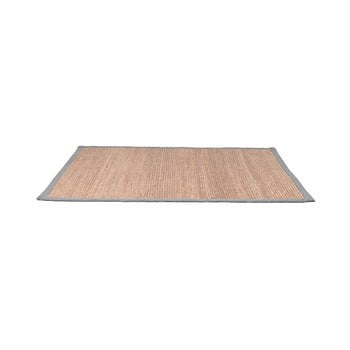 Covor din iută cu detalii gri din bumbac label51, 160 x 230 cm