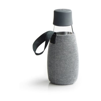 Husă pentru sticlă cu garanție pe viață retap, 300 ml, gri