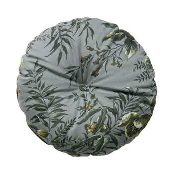 Pernă cu motive florale bepurehome vogue, ø 45 cm, gri