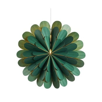 Decorațiune luminoasă suspendată markslöjd marigold, ø 45 cm, verde