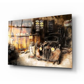 Tablou din sticlă insigne old car