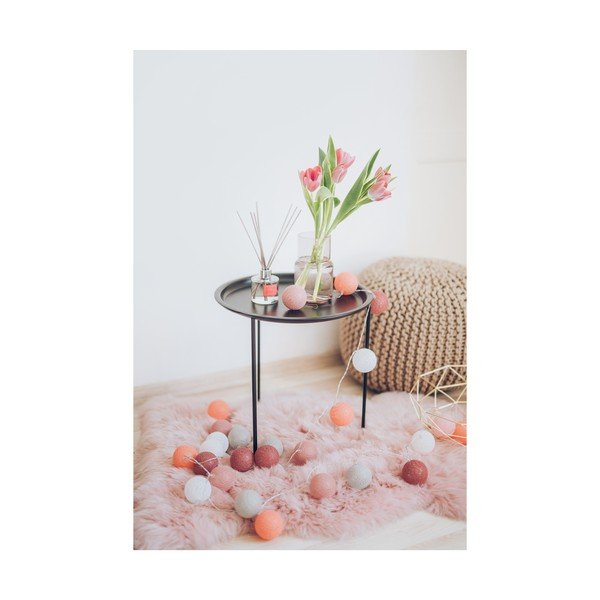 Oranžový světelný řetěz s LED žárovkami Luuka, 30 světýlek