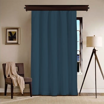 Draperie curtain kesso, 140 x 260 cm, albastru închis