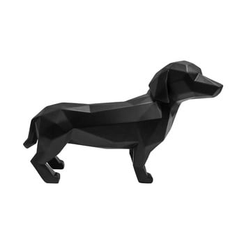 Decorațiune pt living origami dog, negru