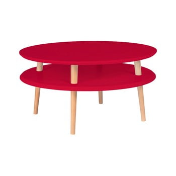 Măsuță de cafea ragaba ufo, ⌀ 70 cm, roșu
