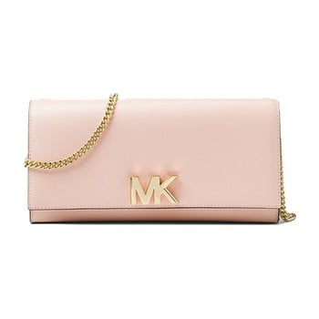 Geantă plic din piele michael kors mott, roz deschis