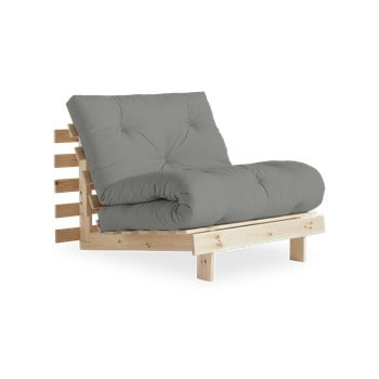 Fotoliu extensibil karup design roots raw/grey