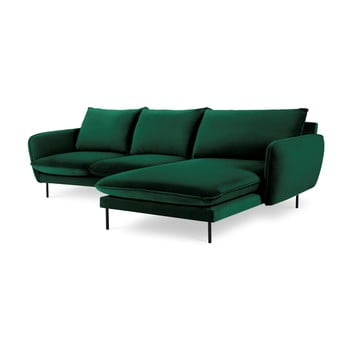 Colțar cu șezlong pe partea dreaptă cosmopolitan design vienna, verde