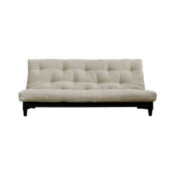 Canapea extensibilă karup design fresh black, gri - bej