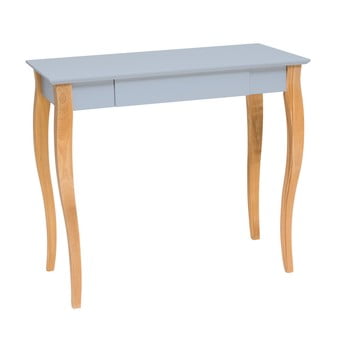 Birou ragaba lillo, lungime 85 cm, gri deschis