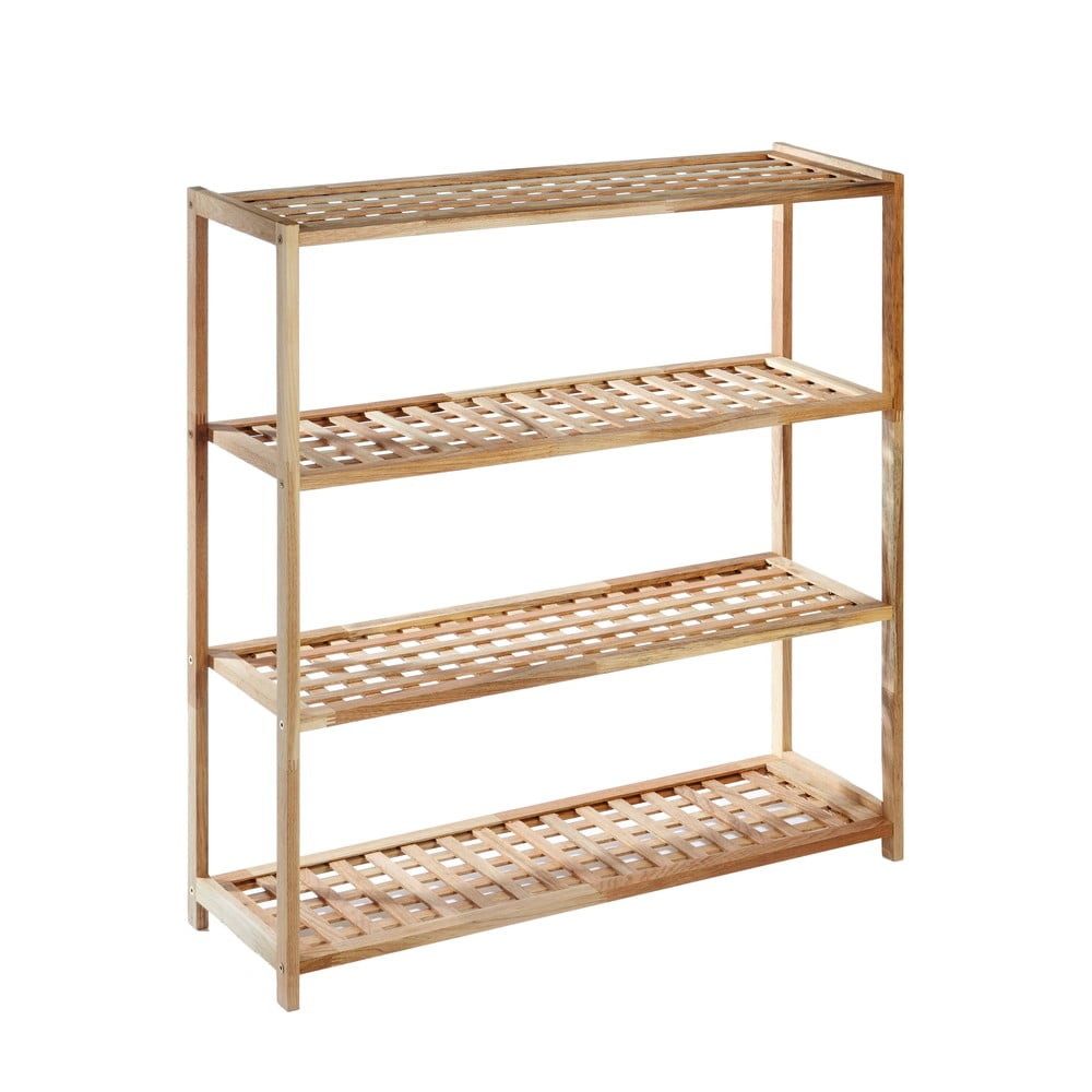 Botník z ořechového dřeva Premier Housewares Shoe Rack, 79 x 80 cm