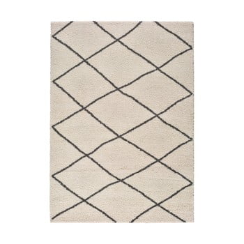 Covor universal atlas geo, 60 x 120 cm, alb