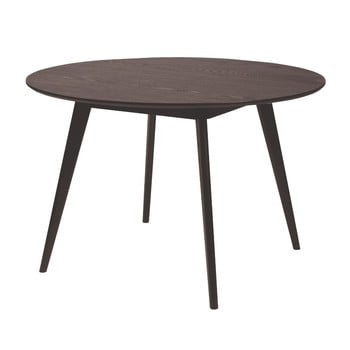 Masă din lemn de frasin rowico yumi, ∅ 115 cm, negru
