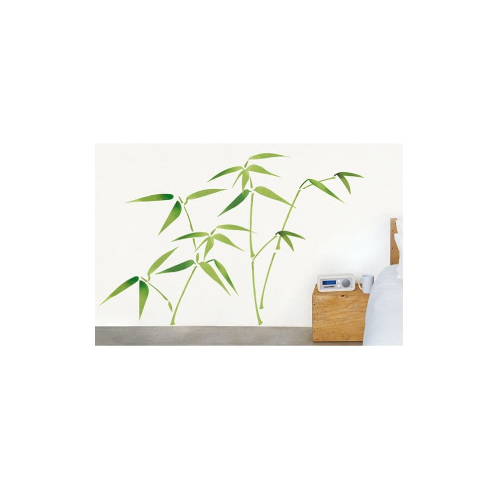Samolepka na zeď Bambusové listy