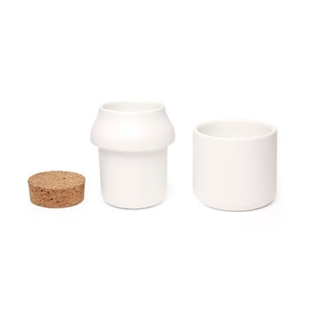 Mojar din ceramică kikkerland herb, alb