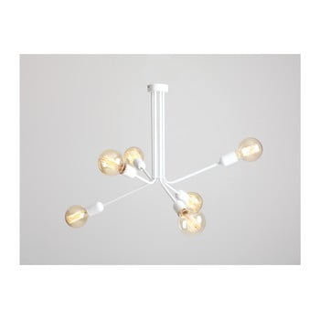Lustră cu 6 becuri custom form vanwerk duo, alb