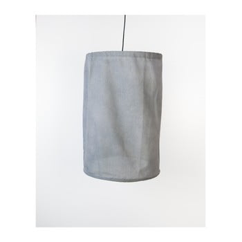 Lustră din in și metal, surdic linen ø 35 cm, gri