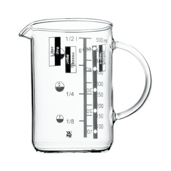 Cană gradată din sticlă wmf, 0,5 l
