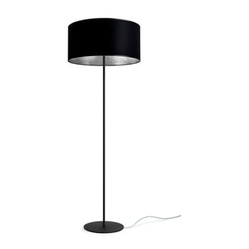 Lampadar sotto luce mika elementary xl 1f, negru/argintiu