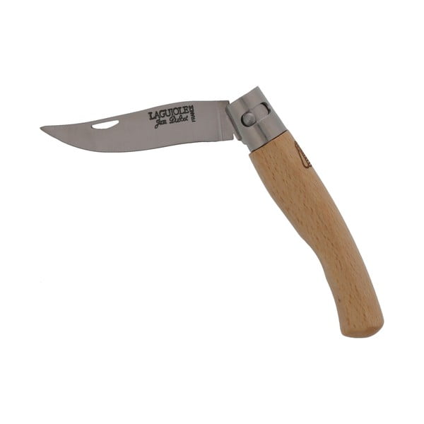 Multifunčkní nožík z nerezové oceli s rukojetí z bukového dřeva Jean Dubost