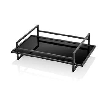Platou decorativ the mia, 50 x 30 cm, negru