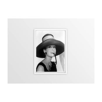 Tablou piacenza art audry hat, 30 x 20 cm