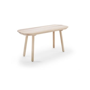 Bancă din lemn de frasin emko naïve, 100 cm, natural
