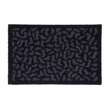 Covoraș intrare tica copenhagen footwear, 40 x 60 cm, negru-gri