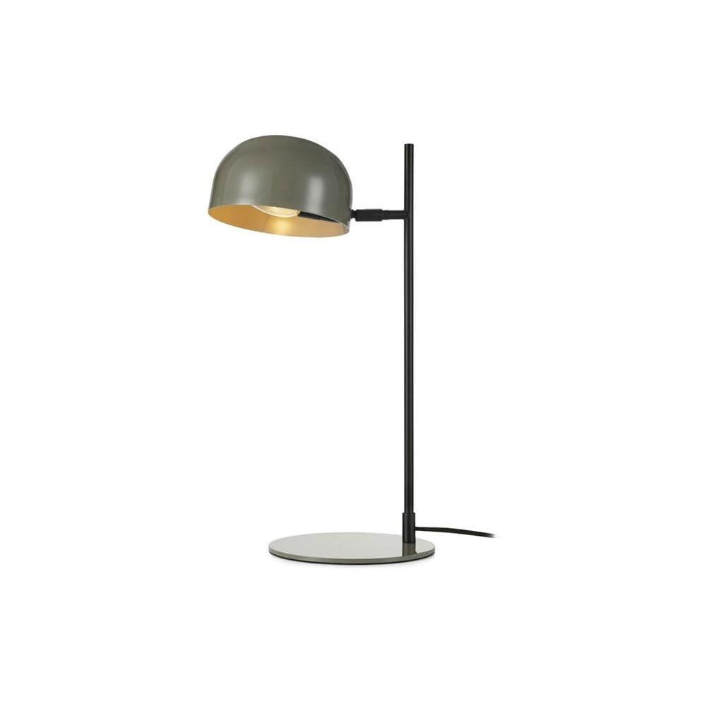 Šedá stolní lampa Markslöjd Pose, výška 48 cm