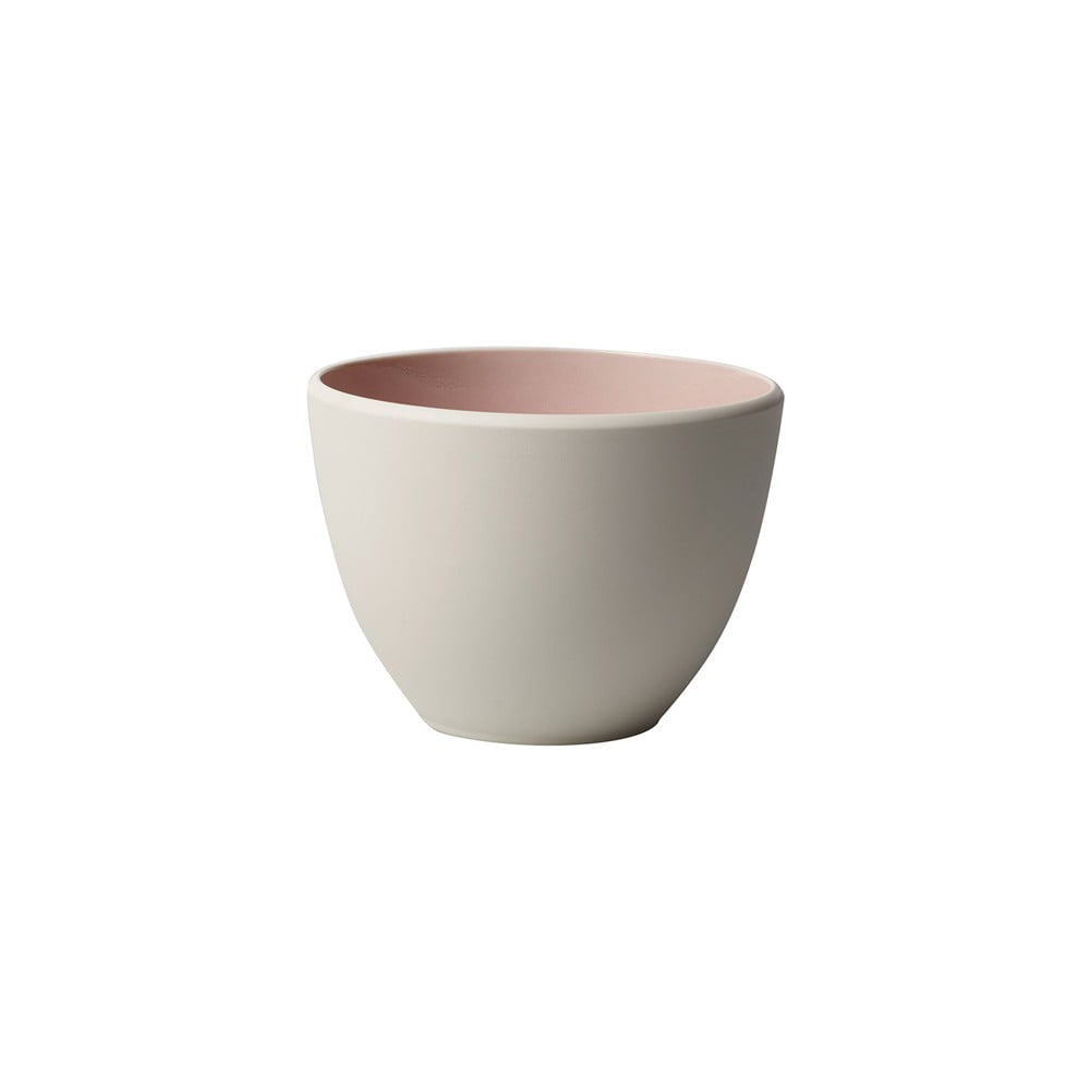 Bílo-růžový porcelánový šálek Villeroy & Boch Uni, 450 ml
