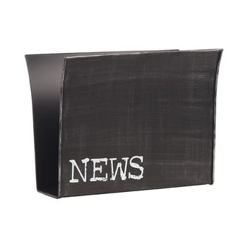 Suport metalic pentru reviste label51, negru
