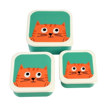 Set 3 cutii pentru gustări rex london chester cat