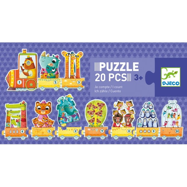 Dětské puzzle Djeco Trio Počtář