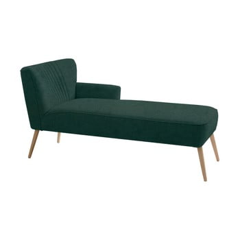 Șezlong custom form harry, pe partea dreaptă, verde închis