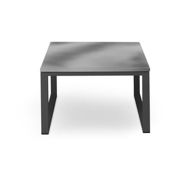 Masă adecvată pentru exterior, în decor de beton calme jardin nicea, lungime 60 cm, gri - negru