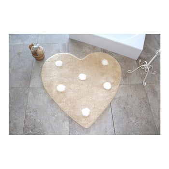 Covor confetti bathmats poni, bej - alb