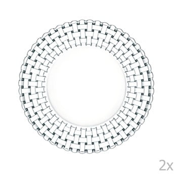 Set 2 farfurii din cristal nachtmann bossa nova, ⌀ 15 cm