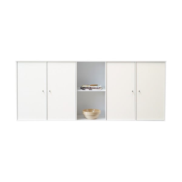 Bílá nástěnná komoda Hammel Mistral Kubus, 169 x 69 cm