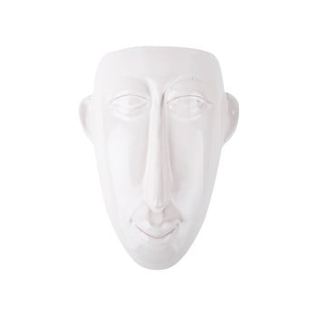 Ghiveci de perete pt living mask, 17,5 x 22,4 cm, alb