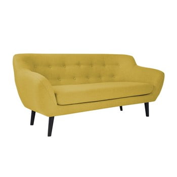 Canapea cu 3 locuri mazzini sofas piemont, galben
