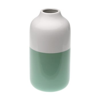 Vază versa ceramic, verde/alb