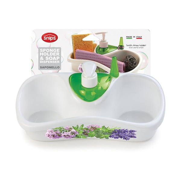 Stojan na mytí nádobí s dávkovačem jaru Snips