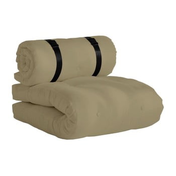 Fotoliu extensibil potrivit pentru exterior karup design design out™ buckle up beige, bej