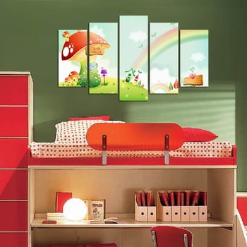 Tablou din 5 piese rainbow