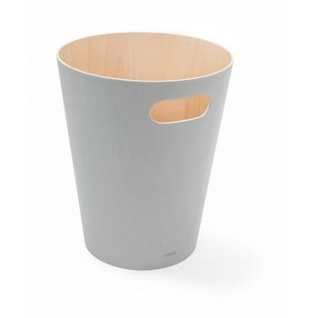 Coș de gunoi umbra woodrow, 7,5 l, gri deschis