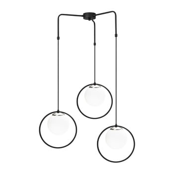Lustră metalică opviq lights nazarios, negru