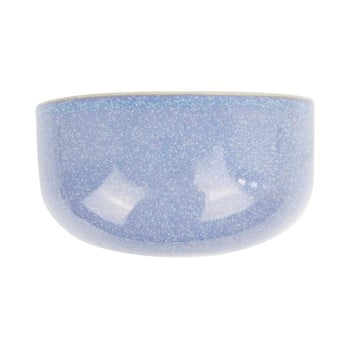 Ghiveci de perete pt living oval, 20 x 10,8 cm, albastru