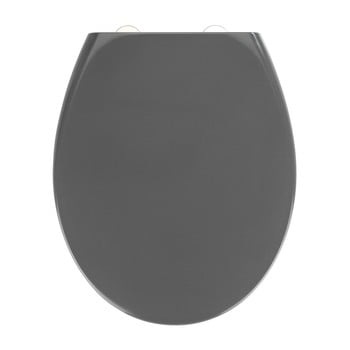 Capac wc wenko samos, 44,5 x 37,5 cm, gri închis