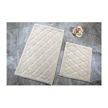 Set 2 covorașe de baie alessia dante beige