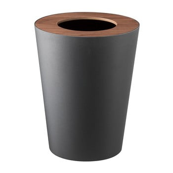 Coș de gunoi yamazaki rin round, negru